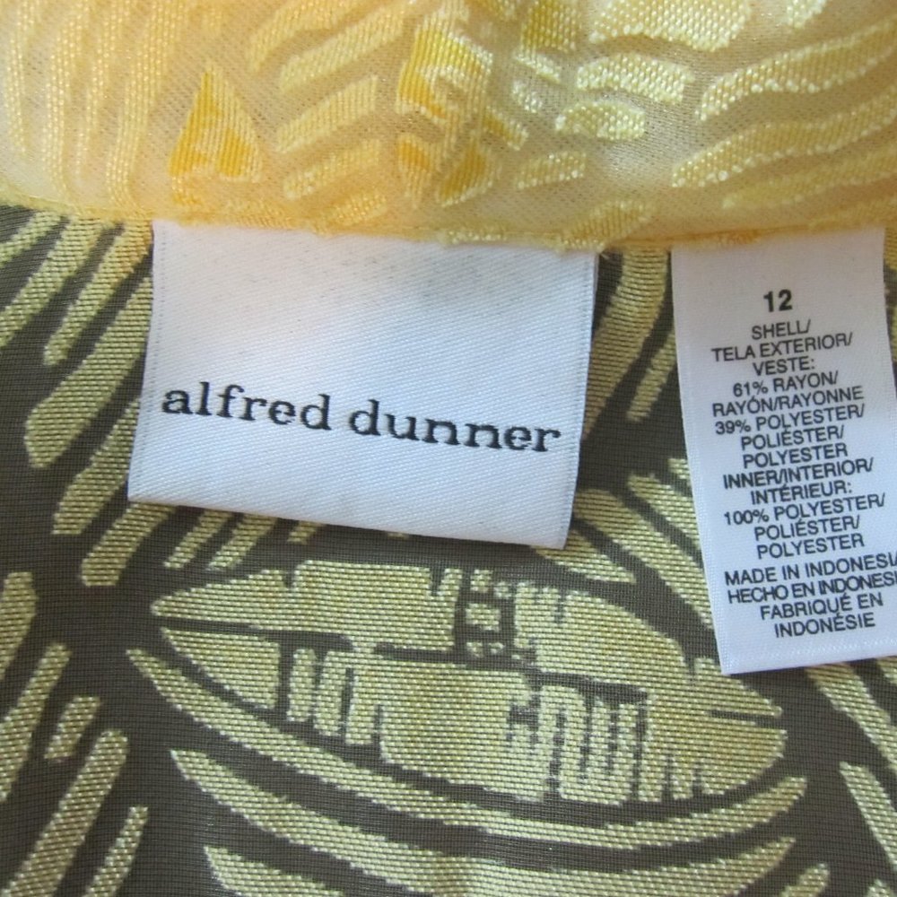 Alfred Dunner Blouse & Cami, 3/4 Sleeve, Sz 12 - Picture 6 of 6